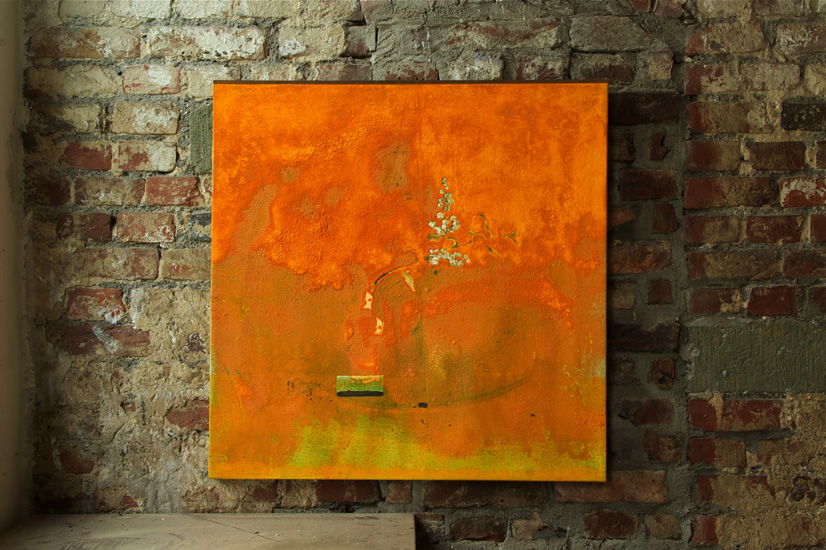 Traubenkirsche 80 x 80cm 2009